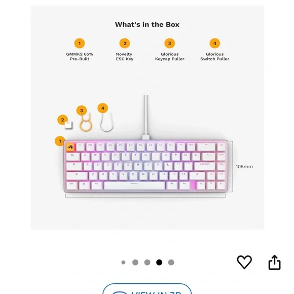 Glorious Gaming GMMK 2-65 Percent Keyboard - Picture 6 of 13